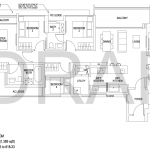 Riverbank Condo Floor Plan Type E 5 Bedroom